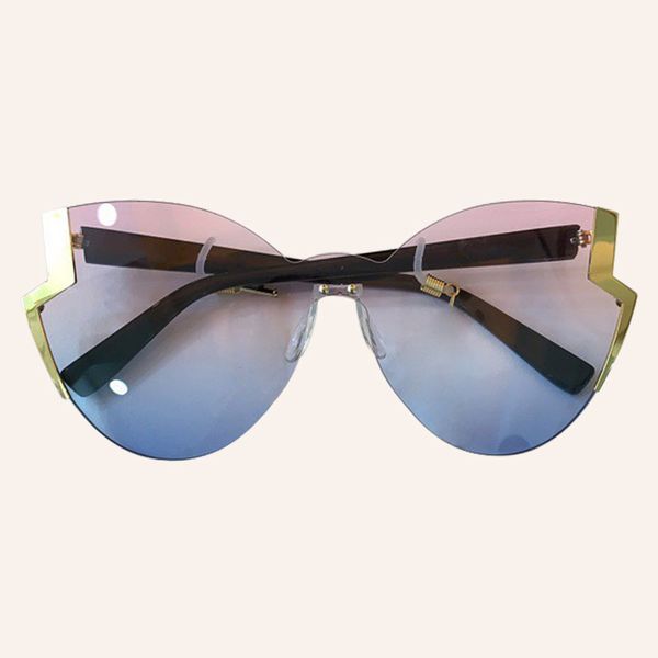 rimless butterfly sunglasses women fashion brand 2020 shades uv400 vintage sun glasses with chain, White;black
rimless butterfly sunglasses women fashion brand 2020 shades uv400 vintage sun glasses with chain, White;black