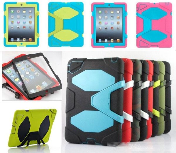 military silicone heavy dust shockproof case cover with stand holder for ipad 2 3 4 5 6 mini 2 4 air 2 pro for samsung galaxy in retail box
military silicone heavy dust shockproof case cover with stand holder for ipad 2 3 4 5 6 mini 2 4 air 2 pro for samsung galaxy in retail box