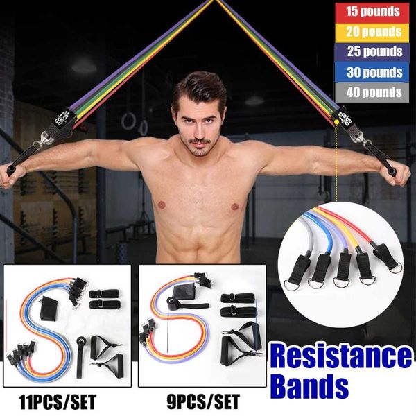 9/11 pcs pull rope fitness exercises resistance bands latex tubes pedal excerciser body training workout yoga rubber loop tube
9/11 pcs pull rope fitness exercises resistance bands latex tubes pedal excerciser body training workout yoga rubber loop tube