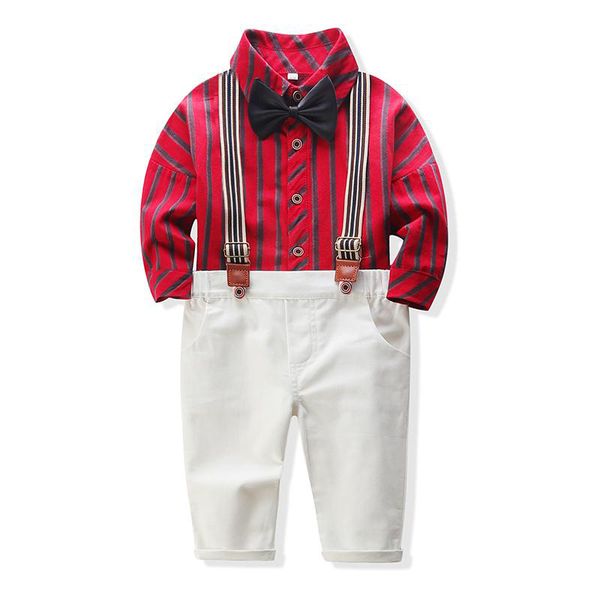 boys autumn suit new casual children's long-sleeved striped shirt bow tie suspesetnders two-piece gentleman, Pink;blue
boys autumn suit new casual children's long-sleeved striped shirt bow tie suspesetnders two-piece gentleman, Pink;blue