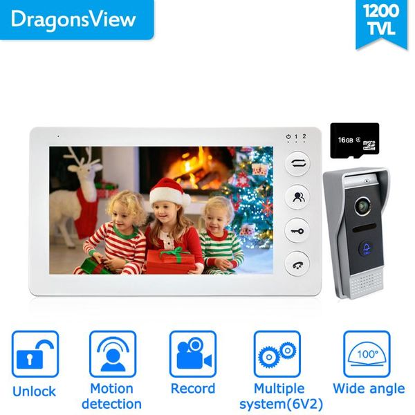 video door phones dragonsview 7 inch wired home intercom phone doorbell camera record motion detection 16gb sd card wide angle 100°
video door phones dragonsview 7 inch wired home intercom phone doorbell camera record motion detection 16gb sd card wide angle 100°