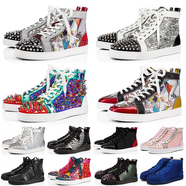designer red fashion bottom sneaker luxury shoes for mens womens party wedding genuine leather casual shoes spike sneakers 36-47, Black
designer red fashion bottom sneaker luxury shoes for mens womens party wedding genuine leather casual shoes spike sneakers 36-47, Black