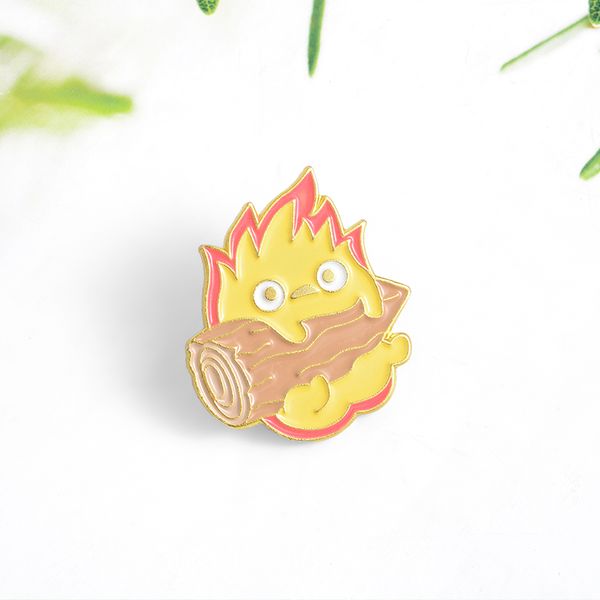 cartoon little flame holding firewood game animal customization pin alloy brooch lapel pin neckline jewelry gifts for children's, Gray
cartoon little flame holding firewood game animal customization pin alloy brooch lapel pin neckline jewelry gifts for children's, Gray