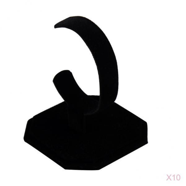 10pcs velvet c type jewelry bracelet watch display rack stand holder black, Slivery;brown
10pcs velvet c type jewelry bracelet watch display rack stand holder black, Slivery;brown