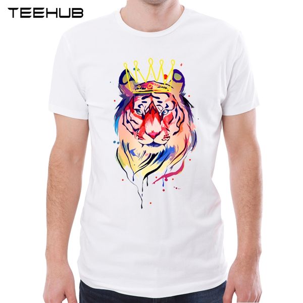 teehub the king men t-shirt o-neck hipster colorful lion printed short sleeve men's geek tee shirts
teehub the king men t-shirt o-neck hipster colorful lion printed short sleeve men's geek tee shirts