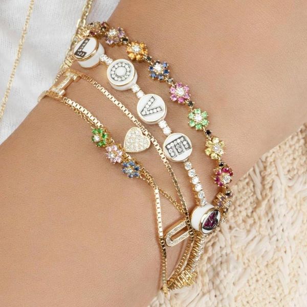 colorful flower charm linked chain bracelet bangle for women fashion summer rainbow jewelry 15+4cm, Golden;silver
colorful flower charm linked chain bracelet bangle for women fashion summer rainbow jewelry 15+4cm, Golden;silver
