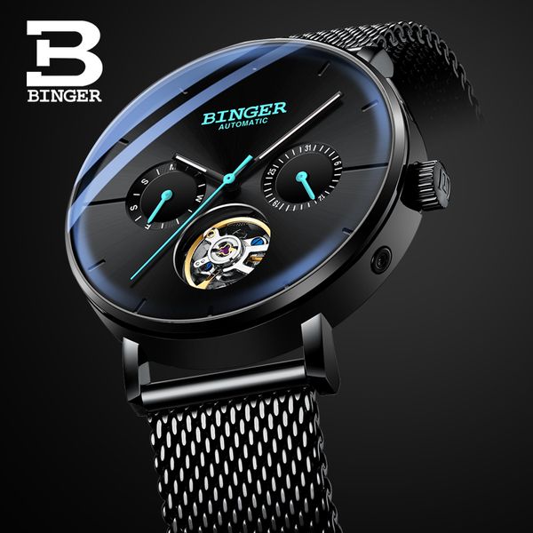 wristwatches switzerland binger men watches sapphire japan automatic mechanical men's watch luminous hands full stainless stee, Slivery;brown
wristwatches switzerland binger men watches sapphire japan automatic mechanical men's watch luminous hands full stainless stee, Slivery;brown