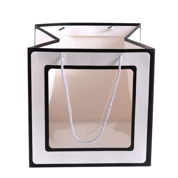 gift wrap 10pcs bag tote square transparent window mother's day bouquet flower paper bags candy box christmas party
gift wrap 10pcs bag tote square transparent window mother's day bouquet flower paper bags candy box christmas party