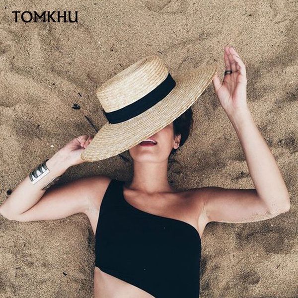 wide brim hats 2021 summer women straw hat fashion chapeau paille lady sun boater wheat panama beach chapeu feminino caps, Blue;gray
wide brim hats 2021 summer women straw hat fashion chapeau paille lady sun boater wheat panama beach chapeu feminino caps, Blue;gray
