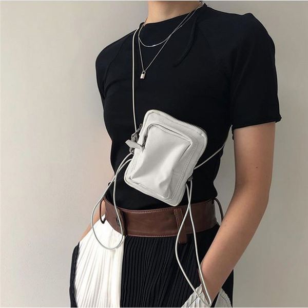 women chest bag personality drawstring mini slant bag street shoulder bags strap mobile phone bags fashion casual fanny pack
women chest bag personality drawstring mini slant bag street shoulder bags strap mobile phone bags fashion casual fanny pack