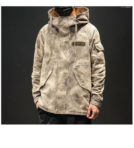 jacket camouflage style man coat casual zipper fly spring and autumn plus jacket designer hommes loose, Black;brown
jacket camouflage style man coat casual zipper fly spring and autumn plus jacket designer hommes loose, Black;brown