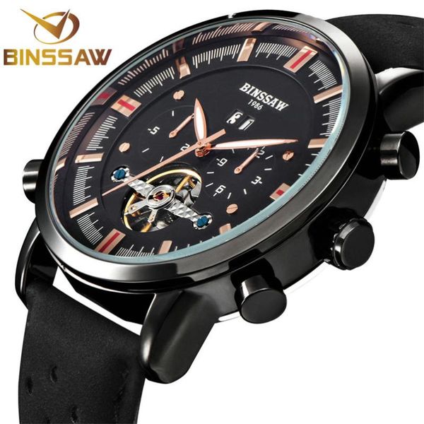 men tourbillon automatic mechanical watch fashion casual leather sport self-wind watches relogio masculino, Slivery;brown
men tourbillon automatic mechanical watch fashion casual leather sport self-wind watches relogio masculino, Slivery;brown