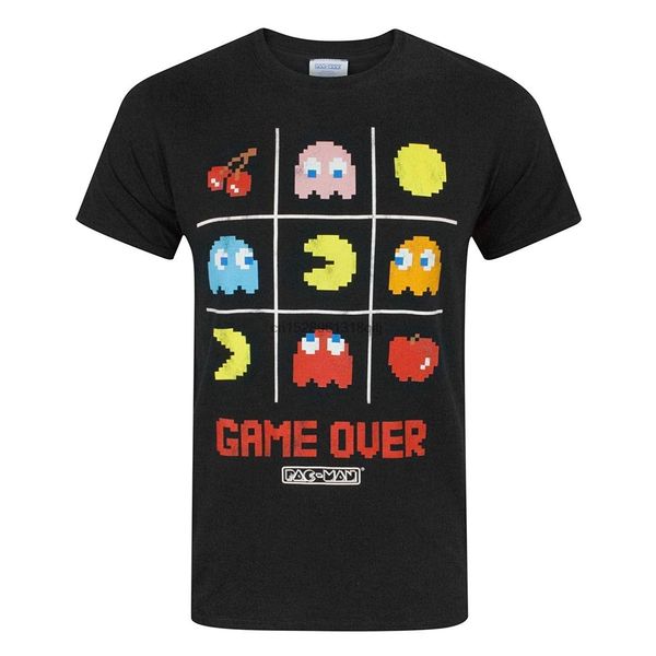 pacman game over mens t-shirt