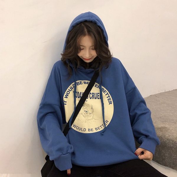 western sweater letter print long sleeve hooded sweater women's autumn 2020 new korean style internet celebrity loose lazy style t8c, Black
western sweater letter print long sleeve hooded sweater women's autumn 2020 new korean style internet celebrity loose lazy style t8c, Black