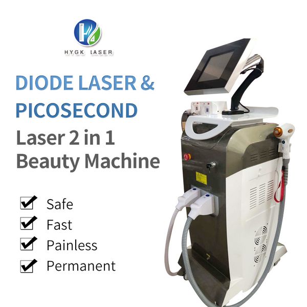 2 in 1 multifunctional aesthetics device diode laser&picosecond hair picosecond laser tattoo removal system, Black
2 in 1 multifunctional aesthetics device diode laser&picosecond hair picosecond laser tattoo removal system, Black