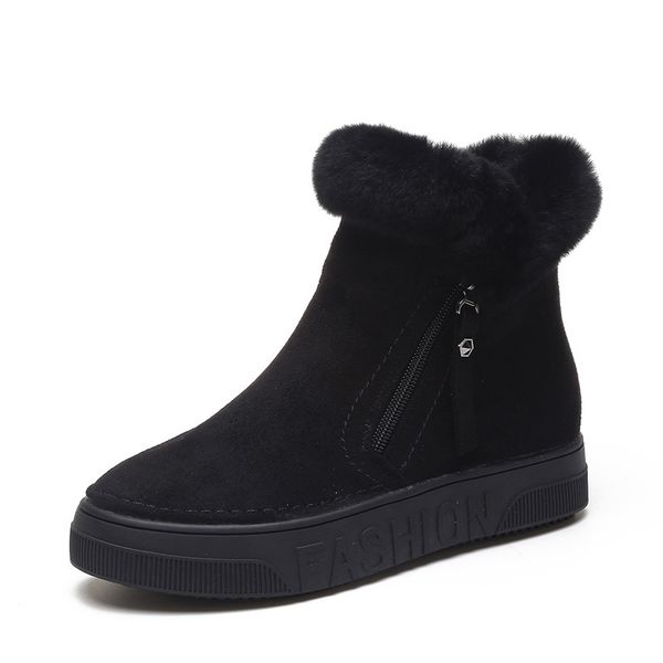 winter fur warm boots winter boots snow women shoes plus velvet female fashion flat shoes plus size botas mujer, Black
winter fur warm boots winter boots snow women shoes plus velvet female fashion flat shoes plus size botas mujer, Black
