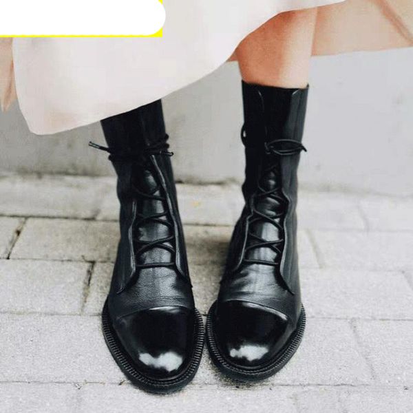 women warm ankle boots casual lace up female platform shoes ladies gladiator short botas fashion sewing footwear winter autumn, Black
women warm ankle boots casual lace up female platform shoes ladies gladiator short botas fashion sewing footwear winter autumn, Black