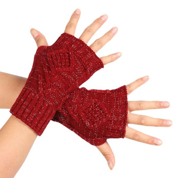 female winter half finger computer gloves women wild knit touch screen glove 449f, Blue;gray
female winter half finger computer gloves women wild knit touch screen glove 449f, Blue;gray