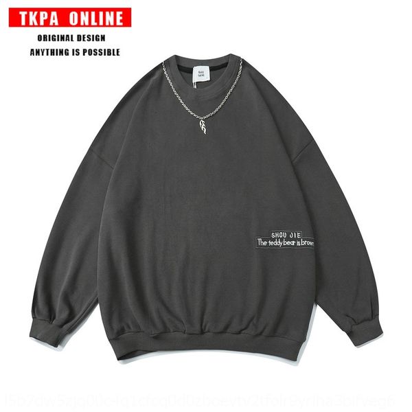 tkpa high street fashion brand men sweater necklace 's sweater necklace bear back print hip hop loose couple suit men fmvae, Black
tkpa high street fashion brand men sweater necklace 's sweater necklace bear back print hip hop loose couple suit men fmvae, Black