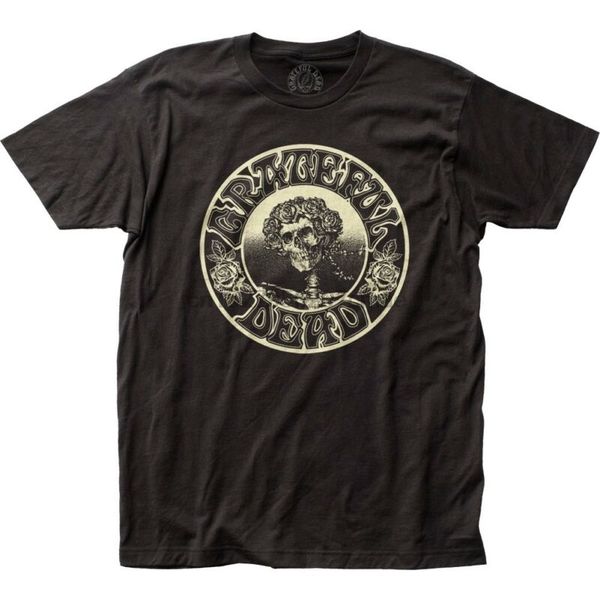authentic grateful dead glow in dark glowing skeleton dkull roses soft t-shirt