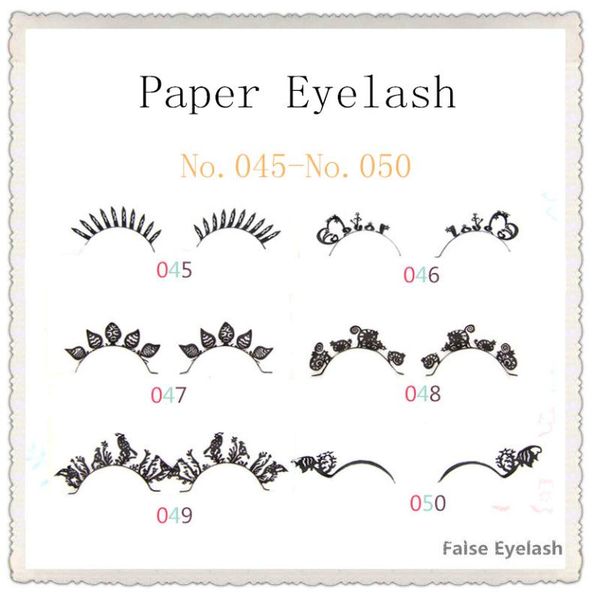 false eyelashes more than 80 styles black paper lashes fashion costume party no.045-050
false eyelashes more than 80 styles black paper lashes fashion costume party no.045-050