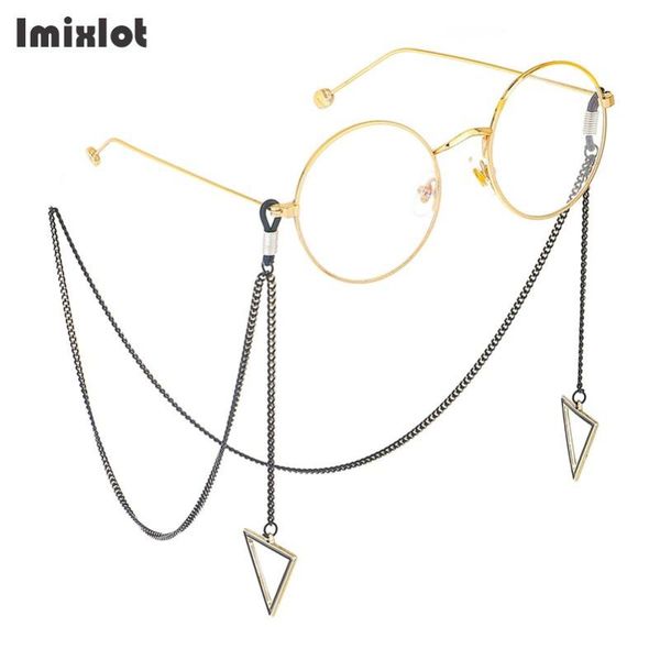 fashion pendant eyeglass chains black metal sunglasses cords star heart flower triangular eyewear holder chain lanyard necklace, Silver
fashion pendant eyeglass chains black metal sunglasses cords star heart flower triangular eyewear holder chain lanyard necklace, Silver
