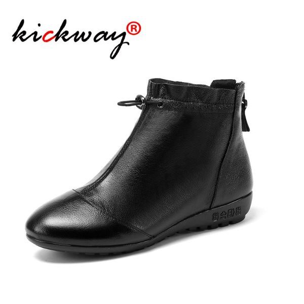 boots genuine leather ankle for women female+shoes fashion handmade zipper soft cow winter warm ladies plus size44, Black
boots genuine leather ankle for women female+shoes fashion handmade zipper soft cow winter warm ladies plus size44, Black