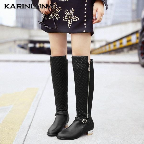 boots karin 2021 big size 44 brand winter shoes women riding female knee high, Black
boots karin 2021 big size 44 brand winter shoes women riding female knee high, Black