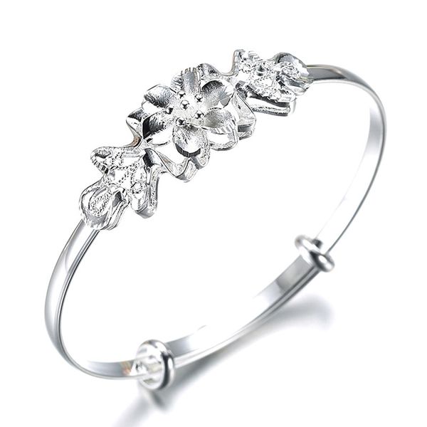 silver plated fashion rose flower ladies bangles jewelry no fade bangle wholesale birthday gift, Black
silver plated fashion rose flower ladies bangles jewelry no fade bangle wholesale birthday gift, Black