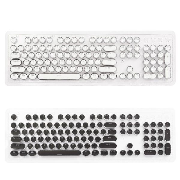 104 keys retro round keycaps double sdiy steam punk steampunk typewriter keycaps for backlit classy player stylized
104 keys retro round keycaps double sdiy steam punk steampunk typewriter keycaps for backlit classy player stylized