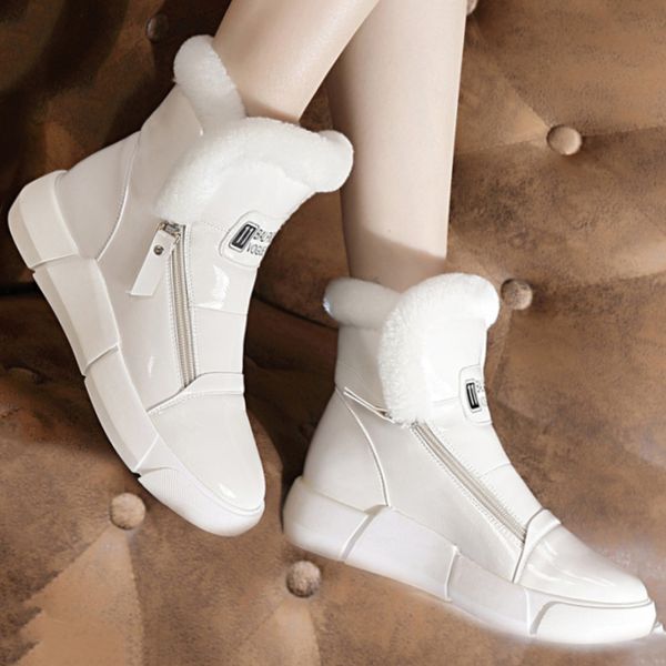 waterproof ankle boots female winter shoes women zip up snow boots black white fur plush shoes ladies platform heels botas mujer
waterproof ankle boots female winter shoes women zip up snow boots black white fur plush shoes ladies platform heels botas mujer