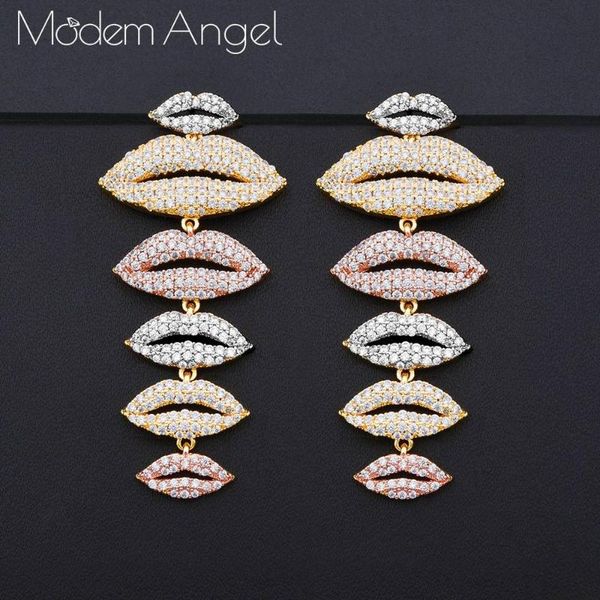 dangle & chandelier modemangel fashion cubic zirconia lips shape big long earring for women jewelry wedding brincos boucle d'oreille, Silver
dangle & chandelier modemangel fashion cubic zirconia lips shape big long earring for women jewelry wedding brincos boucle d'oreille, Silver