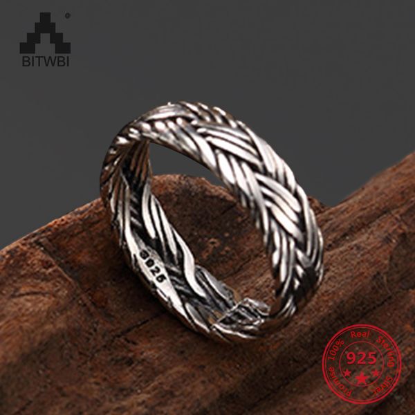 925 sterling silver adjustable ring antique unique hand-woven men women couple ring vintage twist rings fashion jewelry gift, Golden;silver
925 sterling silver adjustable ring antique unique hand-woven men women couple ring vintage twist rings fashion jewelry gift, Golden;silver