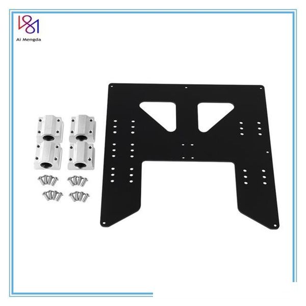 

computer & office 3d printing parts prusa i3 anet a8 a6 z axis bed support plate with 4pcs sc8uu sliders kit