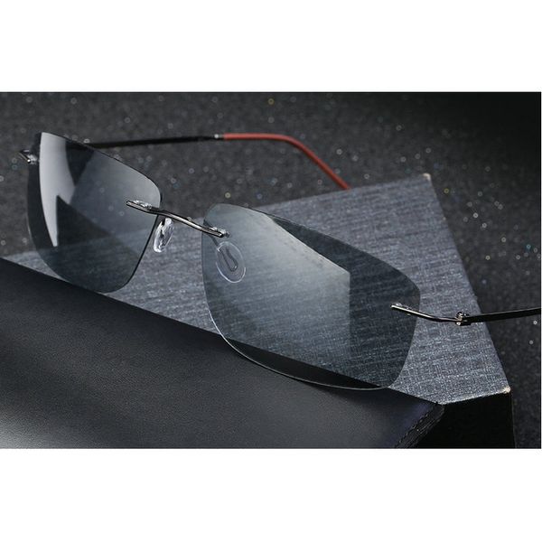 fashion titanium ultra light frameless polarized sunglasses brand men's rapid pchromic sunglasses glare driving sunglassesnx, White;black
fashion titanium ultra light frameless polarized sunglasses brand men's rapid pchromic sunglasses glare driving sunglassesnx, White;black