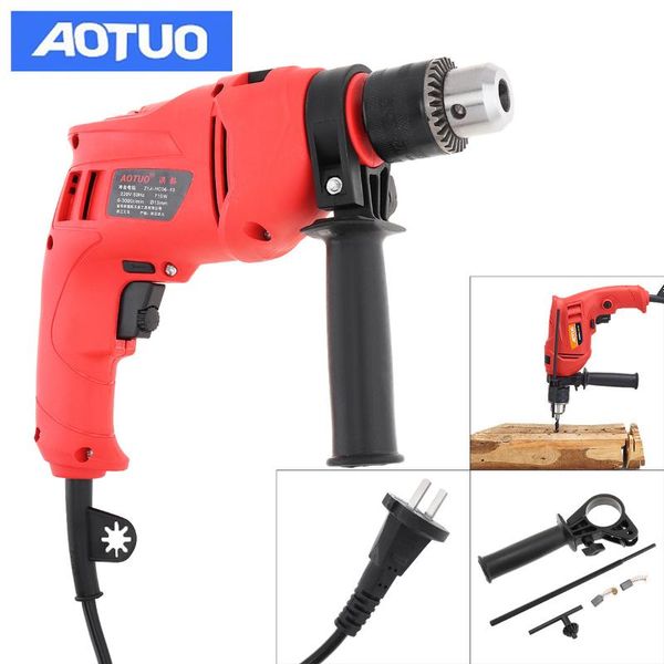 220v 710w high power handheld electric drill with depth ruler and 13mm drill chuck for punching / polishing / cutting
220v 710w high power handheld electric drill with depth ruler and 13mm drill chuck for punching / polishing / cutting