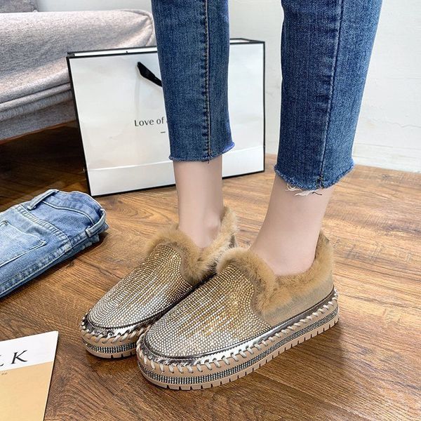 fur winter boots girls keep warm crystal ladies casual ankle boots platform glitter shoes women, Black
fur winter boots girls keep warm crystal ladies casual ankle boots platform glitter shoes women, Black