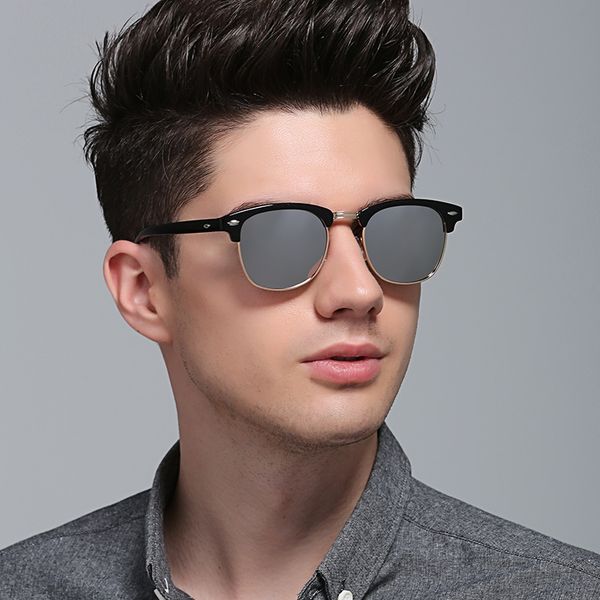 classic polarized sunglasses men women retro brand designer sun glasses female male fashion mirror sunglass, White;black
classic polarized sunglasses men women retro brand designer sun glasses female male fashion mirror sunglass, White;black