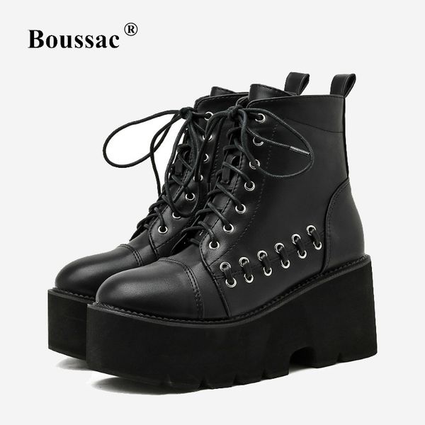 boots boussac round toe ankle for women black punk platform motorcycle lace up goth shoes
boots boussac round toe ankle for women black punk platform motorcycle lace up goth shoes