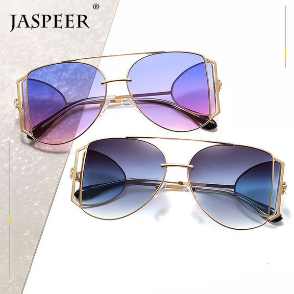 jaspeer oversize punk sunglasses women men alloy metal frame lady sunglasses brand designer sun glasses d shape lens, White;black
jaspeer oversize punk sunglasses women men alloy metal frame lady sunglasses brand designer sun glasses d shape lens, White;black