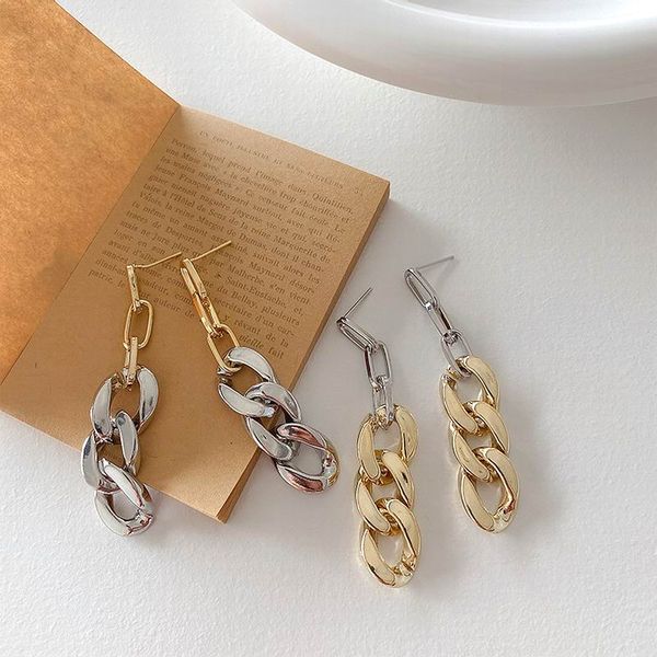 dangle & chandelier big statement thick chain long drop earrings for women 2021 jewelry wholesale, Silver
dangle & chandelier big statement thick chain long drop earrings for women 2021 jewelry wholesale, Silver