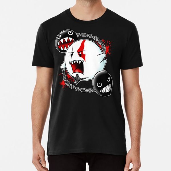 ghost of sparta t shirt kratos boo chain chomp super mario brothers mario popular awesome nerd geek