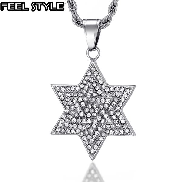 pendant necklaces hip hop iced out bling stainless steel full rhinestone bright star of david & pendants for men jewelry, Silver
pendant necklaces hip hop iced out bling stainless steel full rhinestone bright star of david & pendants for men jewelry, Silver