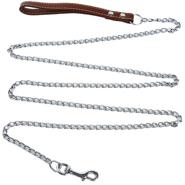 dog collars & leashes durable anti-bite metal chain lead for small medium large leash handle leads pu leather iron pet accessories
dog collars & leashes durable anti-bite metal chain lead for small medium large leash handle leads pu leather iron pet accessories