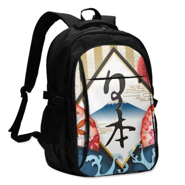 backpack usb charge women japan traditional wave fuji mountain maples and sakura student backpack letters print school
backpack usb charge women japan traditional wave fuji mountain maples and sakura student backpack letters print school