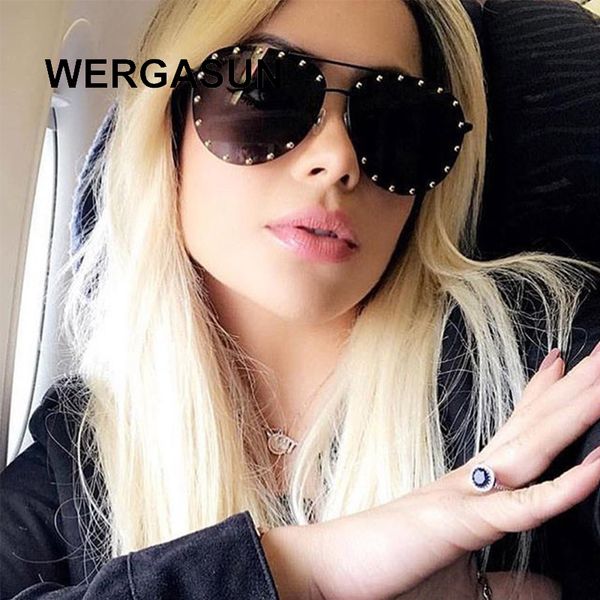 wergasun ladies metal rivet pilot sunglasses women luxury personality glasses designer eyewear shades uv400, White;black
wergasun ladies metal rivet pilot sunglasses women luxury personality glasses designer eyewear shades uv400, White;black
