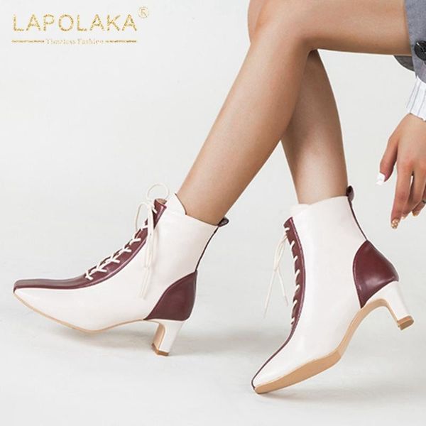 lapolaka 2020 новый дизайн британский стиль mix цвет обувь женщины boots женщины странная стиль узелок весна ботильоны женские, Black
lapolaka 2020 новый дизайн британский стиль mix цвет обувь женщины boots женщины странная стиль узелок весна ботильоны женские, Black