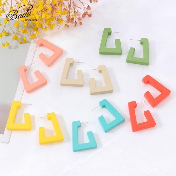badu 2020 korean women stud earrings fashion geometric sweet colors scrub acrylic earrings female jewelry accessories gift, Golden;silver
badu 2020 korean women stud earrings fashion geometric sweet colors scrub acrylic earrings female jewelry accessories gift, Golden;silver