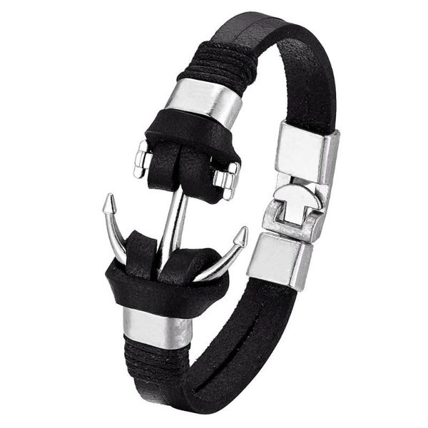 beaded, strands 2021 fashion endless pirate alloy men's true cowhide bracelet jewelry pulsera, Black
beaded, strands 2021 fashion endless pirate alloy men's true cowhide bracelet jewelry pulsera, Black