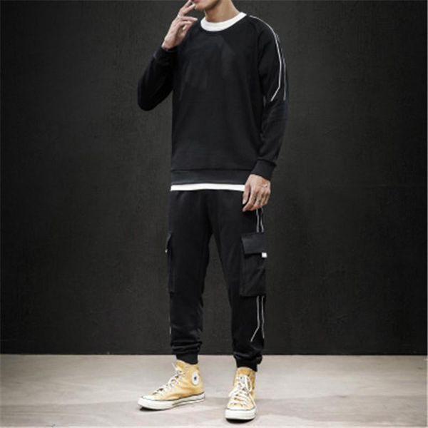 autumn man round neck turtleneck two-piece set fashion trend male casual loose hoodie trousers sweatshirt sweatpants set tracksuit clothing, Gray
autumn man round neck turtleneck two-piece set fashion trend male casual loose hoodie trousers sweatshirt sweatpants set tracksuit clothing, Gray